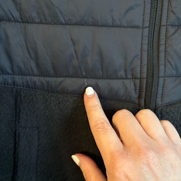 Zyia Active Targhee Women’s black full zip puffer fleece jacket  medium GUC! 🌙 - Picture 6 of 13